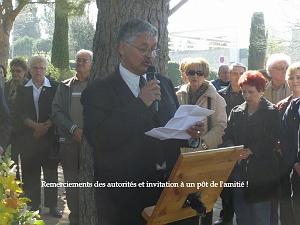 ROGNAC INAUGURATION DE LA NOUVELLE STELE 2 AVRIL 2011   (21) par G MONTANER